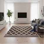 Ковровая дорожка 3D матовая 4х1000х1200 мм, Арт-129, коричневый