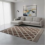 Ковровая дорожка 3D матовая 4х1000х1200 мм, Арт-129, коричневый