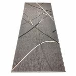 Ковровая дорожка 3D матовая 4х1000х1400 мм, Арт-1,4-113, серебристый