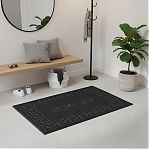 Коврик придверный ComeForte Pin Mat Welcome, черный, 45х75 см