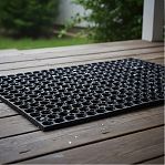 Коврик придверный ComeForte RH, ячеистый, черный, толщина 16 мм, 45х75 см