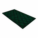 Коврик придверный ComeForte Жаккард, Ромб зеленый, 400х600 мм, противоскользящий