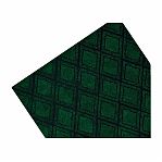 Коврик придверный ComeForte Жаккард, Ромб зеленый, 400х600 мм, противоскользящий