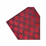 Коврик придверный ComeForte Жаккард, Ромб красный, 400х600 мм, противоскользящий