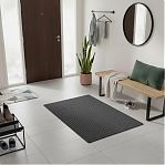 Коврик влаговпитывающий ComeForte Soft, полиэстер, серый, 60х90 см