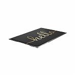 Коврик придверный ComeForte Hello HM-03, пористый, серый, 400х600 мм