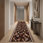 Ковровая дорожка 3D матовая, полиэстер, 0.4х120х1500 см, FM 1,2-139, бордовый