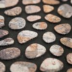 Коврик придверный Sunstep Pebble 37-986, флокированный, 400х600 мм
