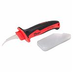 Нож диэлектрический КВТ НМИ-03, 63847, до 1000 В, 196 мм, нержавеющая сталь 1.6 мм, профессиональная серия