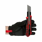 Нож Монтажник 600509, со сменными лезвиями, обрезиненный, 25 мм