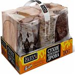 Дрова колотые Supergrill березовые экстра сухие, камерная сушка, упаковка 10 кг