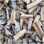 Дрова березовые Из лесу вестимо, колотые, камерной сушки, в сетке 10 литров