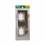 Держатель для швабр и инструмента Park 232741, на самоклеящейся основе, на два предмета, 75х200 мм