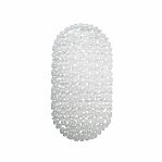 Коврик в ванну противоскользящий Морская галька 36х69см прозрачный