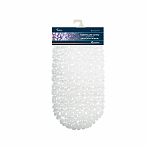 Коврик в ванну противоскользящий Морская галька 36х69см прозрачный