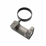 Мыльница настенная Frap F30602-9 с держателем, нержавеющая сталь, оружейная сталь