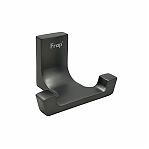 Крючок двойной Frap F30605-29 для ванной комнаты, нержавеющая сталь, оружейная сталь