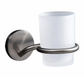 Держатель со стаканом Gappo G30706-9 для зубных щеток, латунь, стекло, оружейная сталь