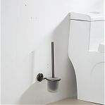 Ершик настенный для унитаза Gappo G30710-9, металл, оружейная сталь