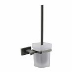 Ершик настенный для унитаза Gappo G30710-9, металл, оружейная сталь