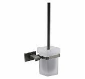 Ершик настенный для унитаза Gappo G30710-9, металл, оружейная сталь
