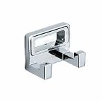 Крючок двойной Gappo G30805-2 для ванной комнаты, нержавеющая сталь, хром