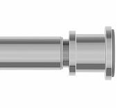 Штанга для ванной Iddis Elegante RSC0120I14, алюминиевая, телескопическая, 110-200 см, хром глянцевый