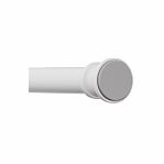 Карниз для ванной комнаты Iddis ELEGANTE RSW0120I14, телескопический, белый матовый, алюминий, 1100-2000 мм