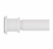 Карниз для ванной комнаты Iddis ELEGANTE RSW0120I14, телескопический, белый матовый, алюминий, 1100-2000 мм