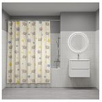 Штора для ванной IDDIS BA01P18I11, полиэстер, 1800х2000 мм, бежевый