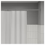 Штора для ванной IDDIS P02PE18I11, полиэтилен, 1800х2000 мм, белый