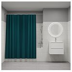 Штора для ванной IDDIS P04PE18I11, полиэтилен, 1800х2000 мм, зеленый