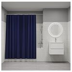 Штора для ванной IDDIS P05PE18I11, полиэтилен, 1800х2000 мм, темно-синий