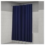 Штора для ванной IDDIS P05PE18I11, полиэтилен, 1800х2000 мм, темно-синий