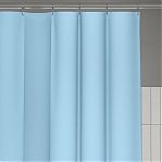 Штора для ванной Iddis P07PE18I11, 1800х2000 мм, полиэтилен РE, 12 колец, цвет голубой
