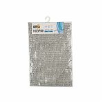 Коврик для ванной Рыжий Кот BASIC 102405, 400х600 мм, серый, полиэстер, нескользящий