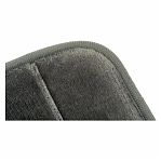 Коврик для ванной Рыжий Кот COZY 102515, 400х600 мм, серый, полиэстер, поролон, антискользящая подложка