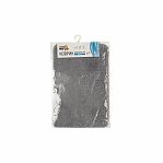 Коврик для ванной Рыжий Кот PASTEL 102460, 400х600 мм, серый, полиэстер, латекс