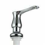 Дозатор жидкого мыла Gappo G405 встраиваемый, объем 300 мл, пластик, хром