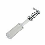 Дозатор жидкого мыла Gappo G405-9 встраиваемый, объем 300 мл, пластик, оружейная сталь