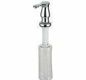 Дозатор жидкого мыла Gappo G405-9 встраиваемый, объем 300 мл, пластик, оружейная сталь