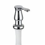 Дозатор жидкого мыла Gappo G405-5 встраиваемый, объем 300 мл, пластик, сатин