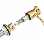 Дозатор жидкого мыла Gappo G403-6 встраиваемый, объем 300 мл, латунь, пластик, золото