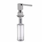 Дозатор жидкого мыла Gappo G404-5 встраиваемый, объем 300 мл, латунь, пластик, сатин