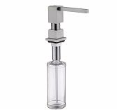 Дозатор жидкого мыла Gappo G404-5 встраиваемый, объем 300 мл, латунь, пластик, сатин