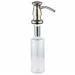 Дозатор жидкого мыла Gappo G403-5 встраиваемый, объем 300 мл, латунь, пластик, сатин