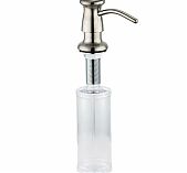 Дозатор жидкого мыла Gappo G403-5 встраиваемый, объем 300 мл, латунь, пластик, сатин