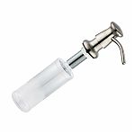 Дозатор жидкого мыла Gappo G403-5 встраиваемый, объем 300 мл, латунь, пластик, сатин