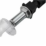 Дозатор жидкого мыла Gappo G404-1 встраиваемый, объем 300 мл, латунь, пластик, черный