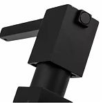 Дозатор жидкого мыла Gappo G404-1 встраиваемый, объем 300 мл, латунь, пластик, черный